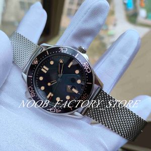 Reloj de fábrica de alta calidad 42 mm No hay tiempo para morir Relojes para hombres Movimiento automático Mecánico Montre de Luxe Limited 007 Nato 300M Relojes de pulsera Súper Luminoso