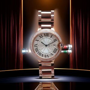 Montres de qualité supérieure Designer Woman Smart Diamond 33 mm Mouvement mécanique automatique Watch Watch Set Gift Valentine's