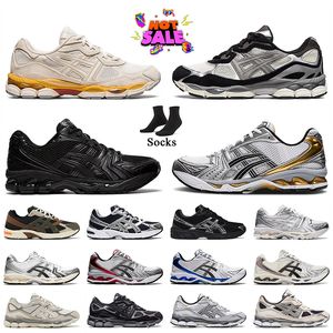 Asics Gel NYC Cream Oatmeal 1130 Kayano 14 Running Shoes GT 2160 Trainers JJJ Jound Silver White Black【code ：L】Pure Silver Gold Cloud Runners Sneakers