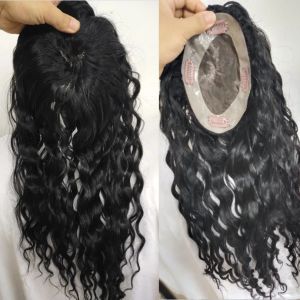 Toppers Long Curly Natural Natural Black 822 