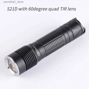 Torches Convoy S21D 21700 flashlight with quad TIR lens 219B 519A XPL HD 12groups Q231013