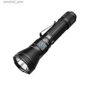 Torches Trustfire T40R Tactical Rechargeable lamp 1800Lumen 550Meter Beam Range Led Flashlight with Usb Charging Self-defense IP68 Torch Q231013