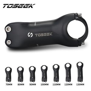 TOSEEK Carbon MTB Bike Stem 617 Grados 318 mm Manillar Power Riser Negro Matt Moutain Road Bicicleta Bar Titular Piezas de ciclismo 240325