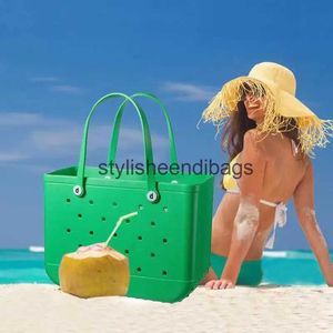 Totes Grand sac EVA Paniers de baignade en caoutchouc Sac de plage étanche pour voyager Sacs de rangement sportives extérieurs