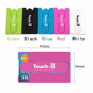 Touch U Touch C insert bus Card collection Support de support en silicone avec écouteur Winder carte sac cutter pour téléphone portable 300PS