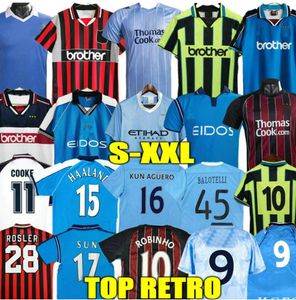 TOURE YAYA BALOTELLI Maillots de football rétro 11 12 City Classic Final 2011 2012 homme KUN AGUERO DICKOV TEVEZ HAALAND GOATER 98 99 01 maillot de football vintage KOMPANY 88 89 TTT