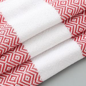 Serviette Bain Et Sauna Séchage Rapide Polyester Coton Plaine Dinde Frangée Plage Tapis De Yoga Linge