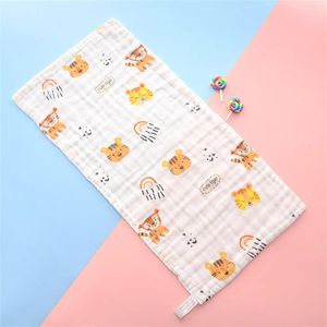Baignoire de serviette petite serviette en coton douce 6 couches en tulle face à six couches alimentant des enfants mouchoirs à haute densité