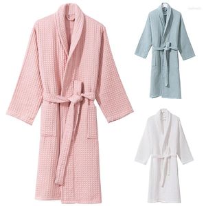 Serviette en coton pour femmes, peignoir en éponge solide, Kimono pour dames, unisexe, absorbant l'eau, pour le printemps et l'automne, 2024