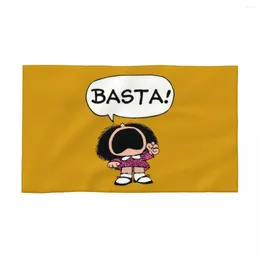Serviette personnalisée Mafalda Basta Shower Shower Sports Yoga Coton Facial Towels