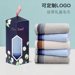 Toallel Factory Bamboo Bamboo Fiber Antibacterial Soft Adulto Fache Box de lavado puede ser logotipo bordado