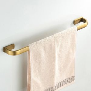 Porte-serviettes Leyden barre unique en laiton antique mural support antirouille durable cintre accessoires de salle de bain