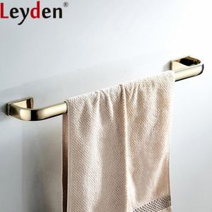 Porte-serviettes Leyden Single Bar Selling Gold Brass Wall Mounted Holder Hanger Accessoires de salle de bain