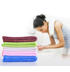 Towel Shop Acheter trois et donner un adulte pour un usage domestique Lingette absorbante douce pour le visage Épais à séchage rapide