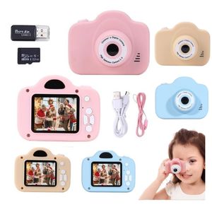 Toy Cameras Mini Child Camera Birthday Gift Cartoon Camera 2 inch HD IPS Screen Digital Camera 1080P Projection Video Camera For Girl Boys 230620