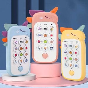 Infant Educational Toy Phone with Music, Sounds, and Teether - Baby Sleep Soothing Telephone, Early Learning Gift for Kids