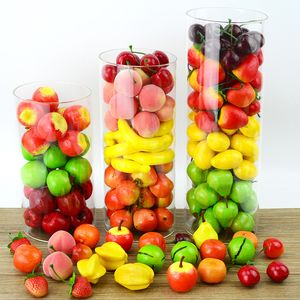 Jouet Spot vente en gros bulle petit fruit modèle légumes ensemble faux accessoires de décoration simulation mini