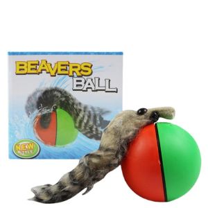 Toys 1pc Cat Toys Beaver Weasel Rolling Motor Ball jouet pour animal chat chien électrique pour animaux
