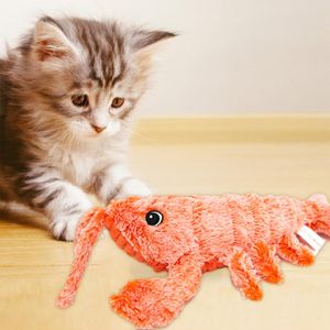 Toys drôle électrique saut de crevettes en mouvement de chat en mouvement de chat homard