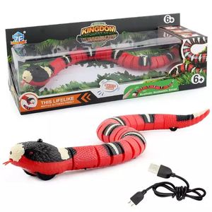 Jouets chauds !!! Jouets de chat de serpent de détection intelligente jouets interactifs électriques pour chats accessoires de chat de charge d'usb pour des chiens de compagnie jouet de jeu