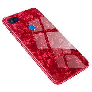 Funda protectora de cristal TPU Edge Hard Toughened para Xiaomi Mi 8 Lite