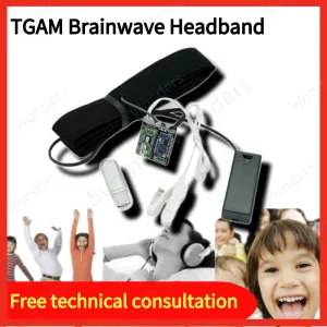 Trackers EEG Brainwave Control Bandeau Développement de module TGAM pour la détection des ondes mentales Kit de capteur TGAM pour Arduino Matlab Labview Python