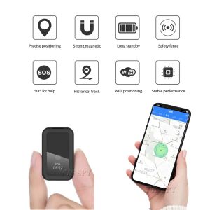 Trackers New GF22 Mini GPS Tracker Magnetic LBS WiFi Positionnement SOS Fence Alarm 2G SIM SMS Enregistreur vocal APP Remote Covert Car Locator
