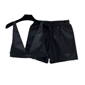 Survêtement femme ensembles pour femmes ensemble deux pièces soutien-gorge débardeur femme avec short bleu sexy mode sport biker shorts ensemble 2 pièces haut femme survêtement design femme L