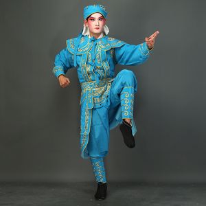 Costume de scène d'opéra traditionnel chinois, Costume de cheval ancien pour enfants, petits soldats, vêtements civils pour artistes martiaux