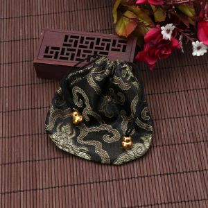 Pochette de voyage traditionnelle en soie, sac à bijoux en broderie chinoise classique, organisateur Q0KE