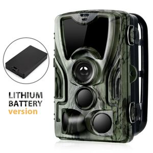 Caméra de chasse au sentier avec batterie au lithium de 5000mAh 16MP HC801ALI 1080p IP65 PIPS PO imperméable PO 03S Surveillance sauvage 240423