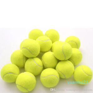Balle de tennis standard d'entraînement en caoutchouc bon rebond 1,3 mètre tennis durable jouant 25 balles de sport jaune fluo sans logo