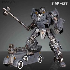 Jouets de Transformation Robots BMB Transformation TW-01 TW01 Seconde Guerre mondiale Abeille MPM Agrandir le modèle de voiture en alliage Action Figure Robot Jouets yq240315