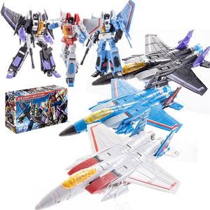 TOYS TOYS ROBOTS Jinbao Starscream Thundercracker SkyWarp F15 FG01 DS01 DF06 Action anime plan Figure Figure Figure Transformation Robot Toys 230811