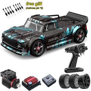 Jouets de transformation Robots MJX Hyper Go 1 14 Voiture de rallye RC haute vitesse sur route avec châssis en métal gyroscopique Drift Wheel 14301 14302 Véhicule de course sans balai 230808