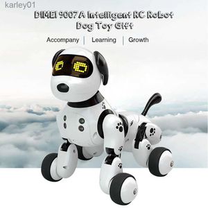 Jouets de transformation Robots Robot programmable chien 2.4G télécommande sans fil Intelligent parlant Robot chiens jouet électronique jouets pour animaux de compagnie pour enfants yq240315