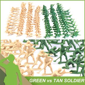 Juguetes de transformación Robots ViiKONDO Army Men Toy Soldier Military Playset Epic WWII US German Battle Cowboy Indian Figura de acción Modelo Wargame Gift for Boy 230726