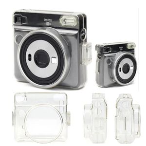 Sac Transparent pour appareil photo en cristal, pour FUJIFILM Instax SQUARE SQ6, coque de protection en plastique instantanée 231226