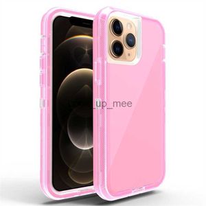 Coque de téléphone portable transparente pour iphone 13 Soft TPU Hard PC Back Cover HKD230807