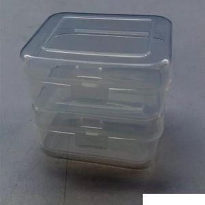 Los accesorios de hardware de herramientas de caja de reloj de plástico transparente reciben la caja de embalaje envío rápido