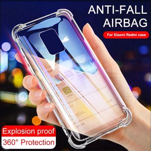 Coques antichoc transparentes pour Xiaomi redmi, coque en silicone pour note 7, 8, 9, 9s, 5, 6, 10 Pro Max et redmi 8a, 9, 9a, 9C