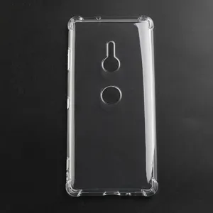 Coque de téléphone en TPU souple transparente Coque antichoc transparente pour Sony Xperia Pro-i Ace II SO-41B 10 III Lite XZ3 SO-01L XZ2 SO-03K XZ1 SO-01K