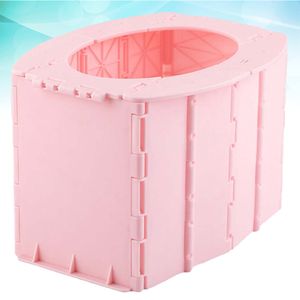 Voyage Pliable Closestool Car Portable Pratique Toilette pour Bébé Infant Kids (Rose) LJ201110