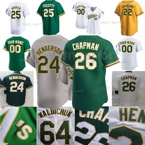 2024 Custom S-4xl 24 Henderson Jersey 56 Jimenez Baseball Noda Gelof Sears Rooker Jimenez Miller Ruiz Langeliers Diaz Soderstrom Jerseys Baseball