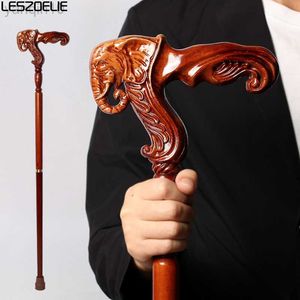 Bâtons De Trekking 95cm Éléphant Poignée Hêtre Allemand De Luxe En Bois Bâton De Marche Hommes Détachable Cannes De Marche Femmes Élégant Bâtons De Marche HKD230804