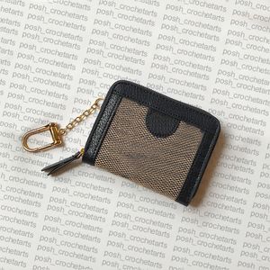 Porte-cartes à emboîter tendance pour femmes, petit porte-cartes en cuir enduit de bonne toile, fabriqué avec garniture en cuir véritable