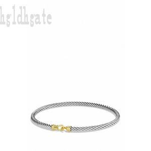 Bracelet de luxe à la mode bracelets pour femmes manchette main tord wed party designer de bijoux pour les femmes bracelet de câble de type boule réglable argenté doré colorZB026 F23