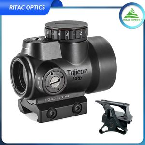 Trijicon MRO Style Holographic Red Dot Viste Optical Scope Tactical Gear Airsoft avec un support de portée de 20 mm pour la chasse au fusil de chasse