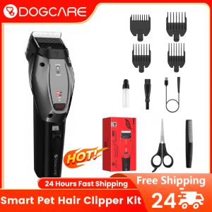 Trimmers Dogcare PC02 Set Dog Clipper ou Blade Haircut Professional Pet Dog Hair Clipper Machine Machine Trimmor Low Bruit Tours Tours