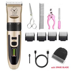 Trimmers Pet Dog Hair Trimming Animal To couing Cippers Electrical Dog Hair Cutter Cat Remover USB Machine de coupe de cheveux rechargeable pour animaux de compagnie